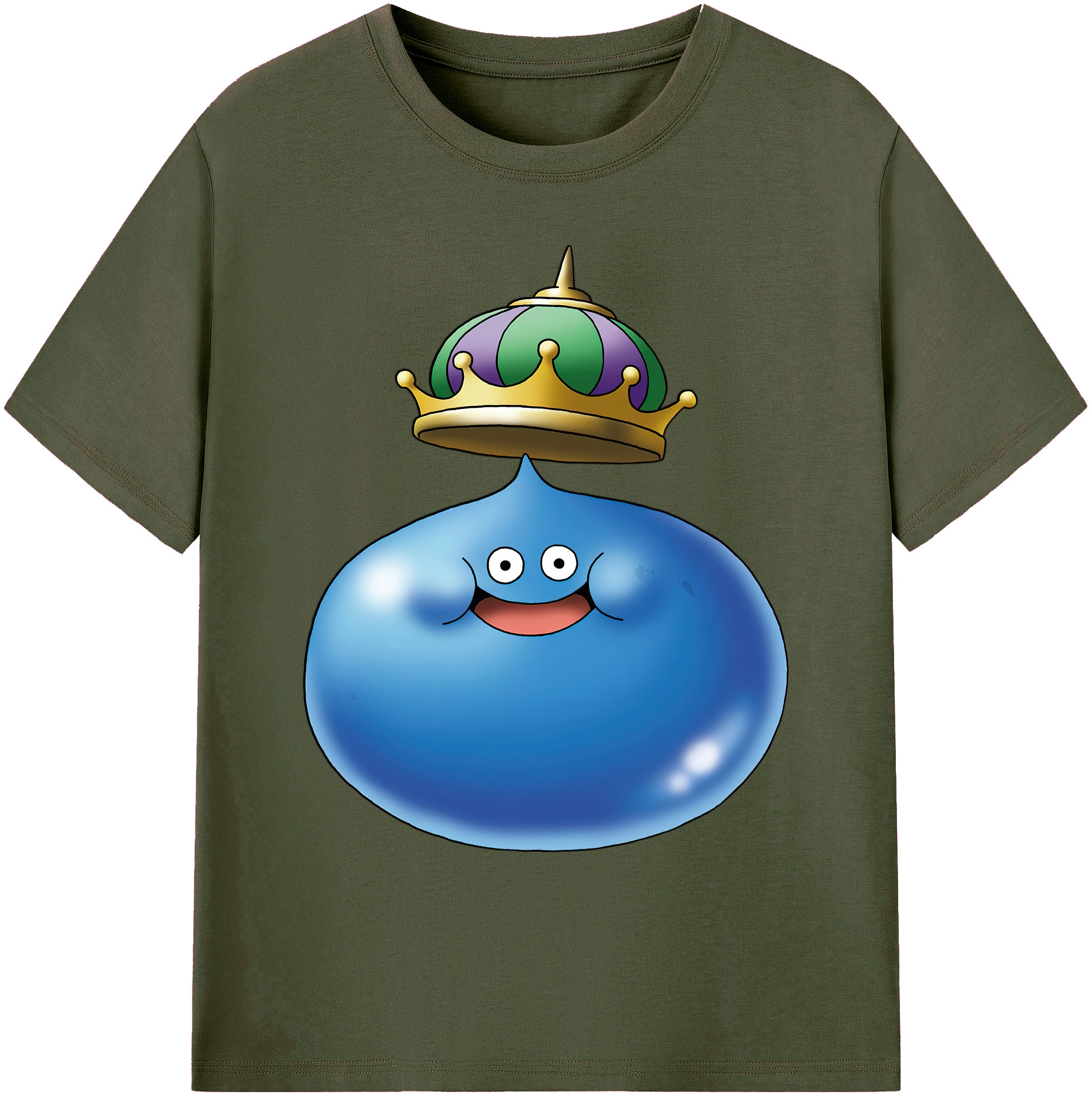 （画像用） ドラゴンクエスト Doragon Kuesuto Dragon Quest 綿100％ メンズ半袖Tシャツ｜肌触りやわらか＆通気性